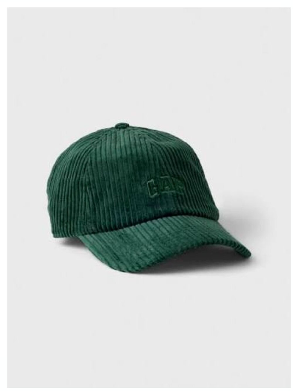 GAP Cord Cap Green Corduroy Baseball Hat New
